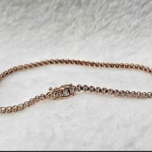 10K RoseGold Tennis Bracelet